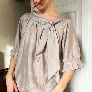 BCBG iridescent blouse